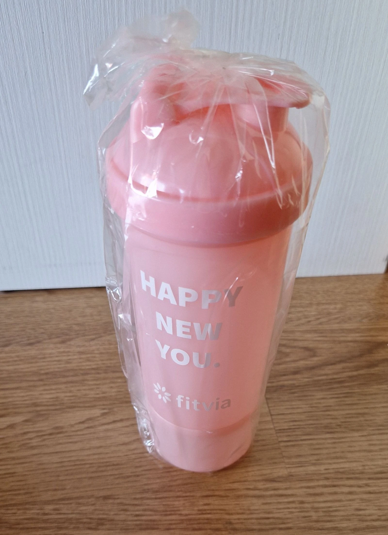 Shaker Fitvia pink "Happy New You" – New with tags ¡Never used! – photo 2